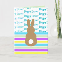Happy Oaster Bunny Silhouette