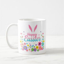 Happy Oaster Bunny Spring Ostereier Ostern Kaffeetasse