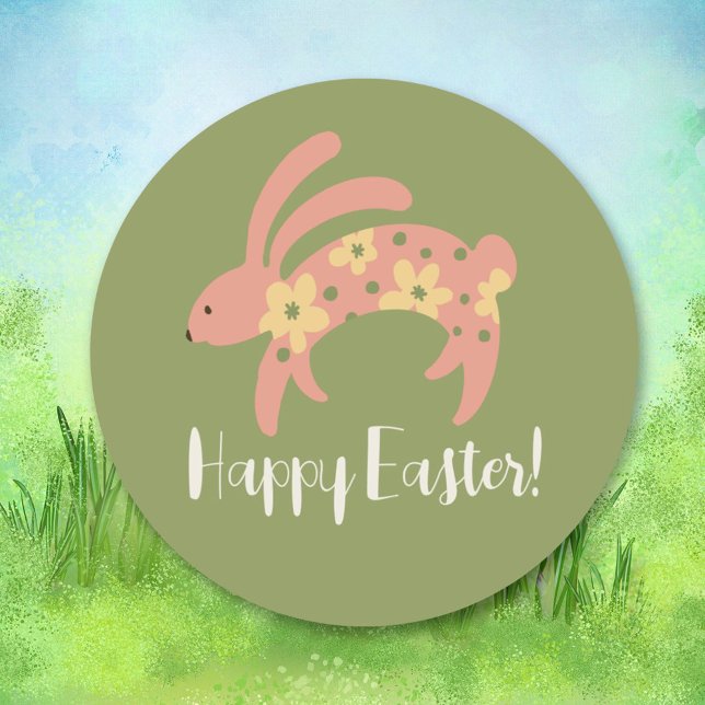 Happy Oaster Bunny Sticker (Von Creator hochgeladen)