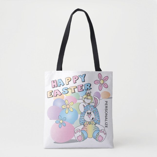 Happy Oaster Bunny Tasche (Vorderseite)