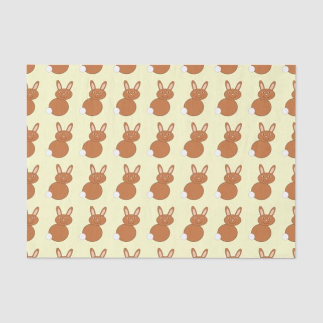 Happy Oaster Bunny Tissue Seidenpapier (Vorderseite)
