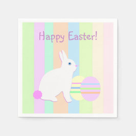 Happy Oaster Bunny und Eier Serviette