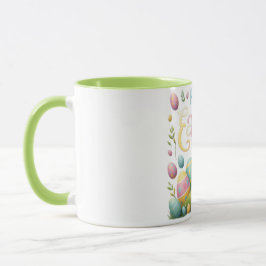 Happy Oaster Bunny und Eier Tasse