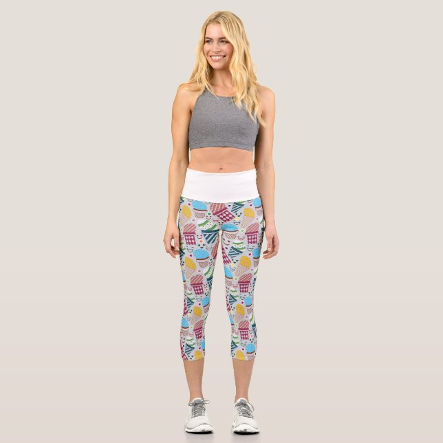 Happy Oaster Capri Leggings (Vorderseite)