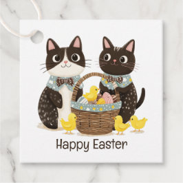 Happy Oaster Cats Osterkörbe Baby Chicks Geschenkanhänger