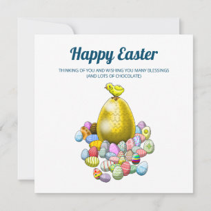 Happy Oaster Chicken Feiertagskarte