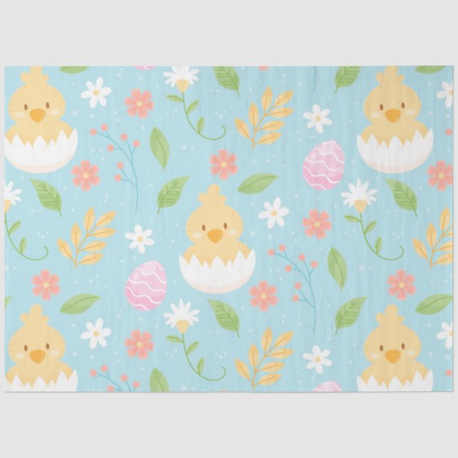 Happy Oaster Chicken Seidenpapier (Vorderseite)