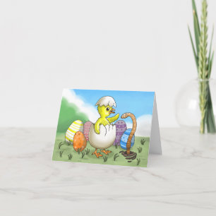 Happy Oaster Chicken's Feiertagskarte