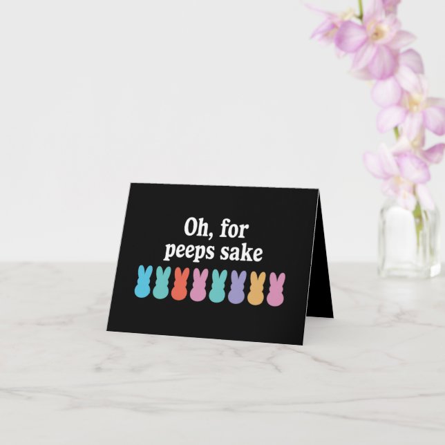 Happy Oaster Christlicher Religiöser Karneval Karte (Orchidee)