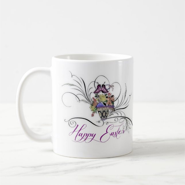 Happy Oaster Coffee Tasse (Links)