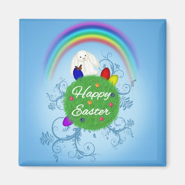 Happy Oaster Colorful Planet Magnet
