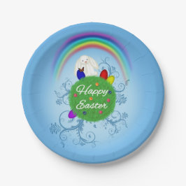 Happy Oaster Colorful Planet Pappteller