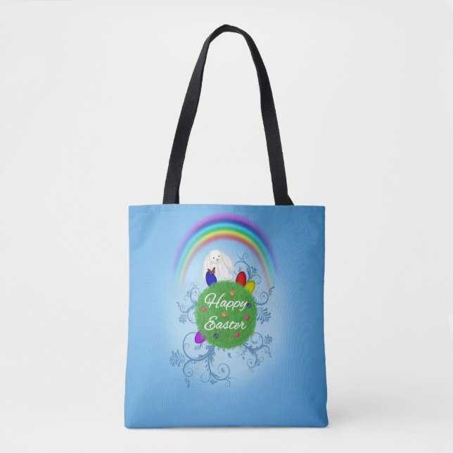 Happy Oaster Colorful Planet Tasche (Vorderseite)