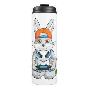 Happy Oaster Day Bunny Egg Gamer Thermosbecher