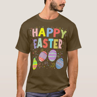 Happy Oaster Day Bunny Egg Junting Spring Christia T-Shirt