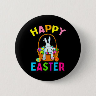 Happy Oaster Day Bunny Junting Schokolade Egg Button
