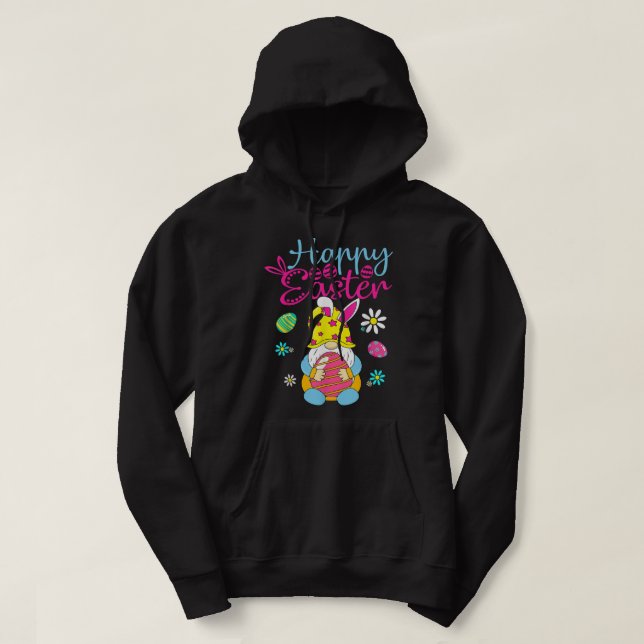 Happy Oaster Day Bunny Spring Gnome Oster Hoodie (Design vorne)