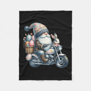 Happy Oaster Day Bunny Spring Gnome Ostereier Hun Fleecedecke