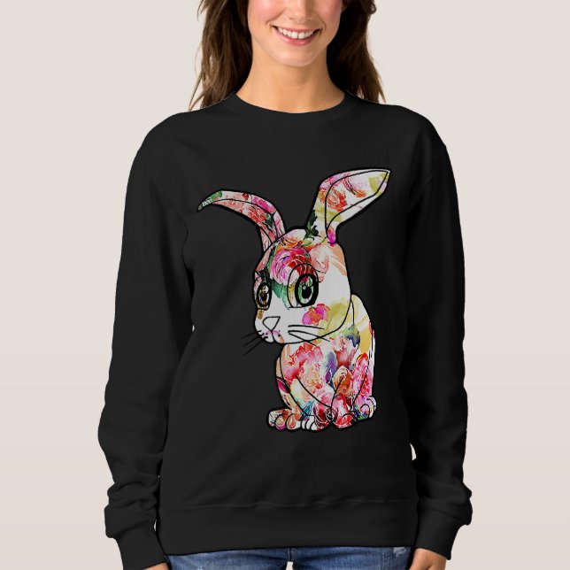 Happy Oaster Day Bunny Spring Gnome Ostereier Hun Sweatshirt (Vorderseite)