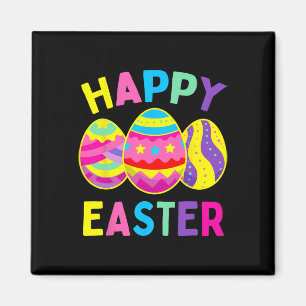 Happy Oaster Day Egg Jagen Osterfest Bunny Magnet