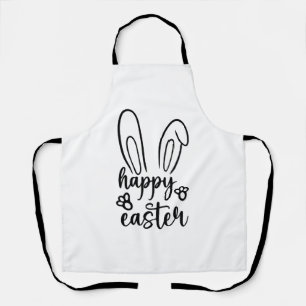 Happy Oaster Day Funny Eggs Rabbit Funny T - Shirt Schürze