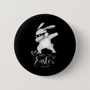 Happy Oaster Day Niedlich Dubbing Bunny Rabbit Fun Button