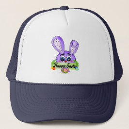 Happy Oaster Day, Niedlicher Cartoon der "Bunny Oa Truckerkappe