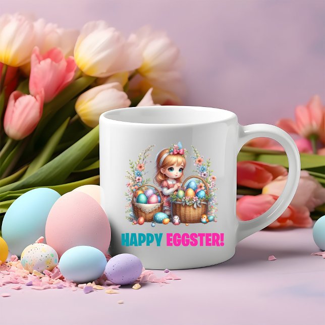 Happy Oaster Day - Niedliches Baby Kaninchen Zweifarbige Tasse (Von Creator hochgeladen)