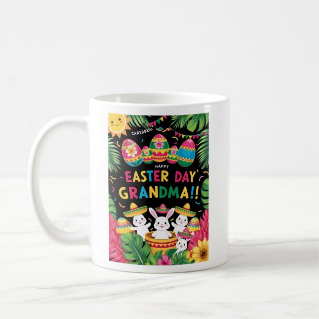 Happy Oaster Day Oma Kaffeetasse (Links)