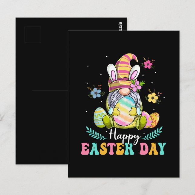 Happy Oaster Day Postkarte (Vorne/Hinten)