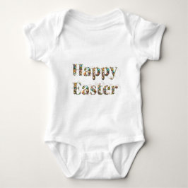 Happy Oaster Decorative Text Baby Strampler
