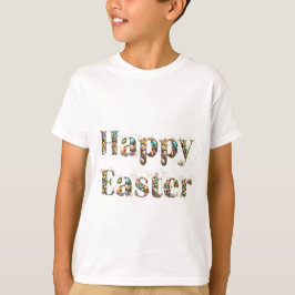 Happy Oaster Decorative Text T-Shirt