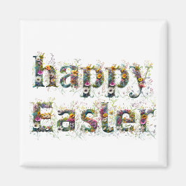 Happy Oaster Decorative Wildblume Magnet