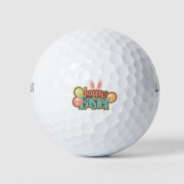 Happy Oaster Design Golfball (Vorderseite)