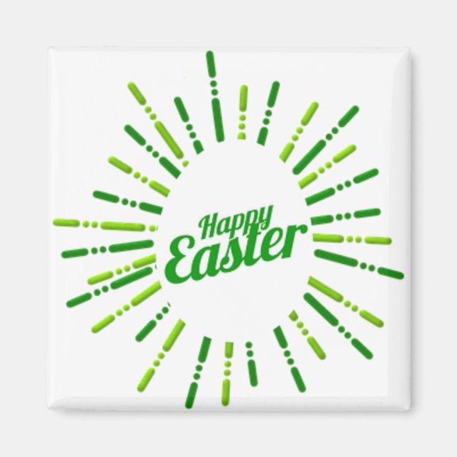 Happy Oaster Design Magnet (Vorne)