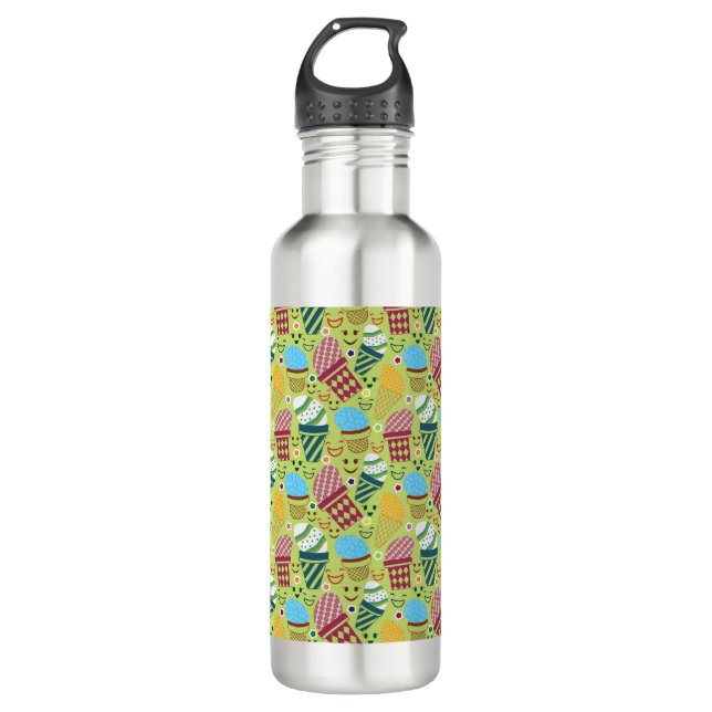 Happy Oaster Edelstahlflasche (Vorderseite)