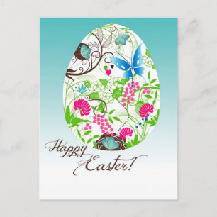 Happy Oaster Egg Feiertagspostkarte