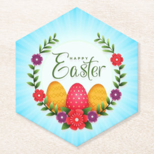 Happy Oaster Eggs Blume-23798 Untersetzer