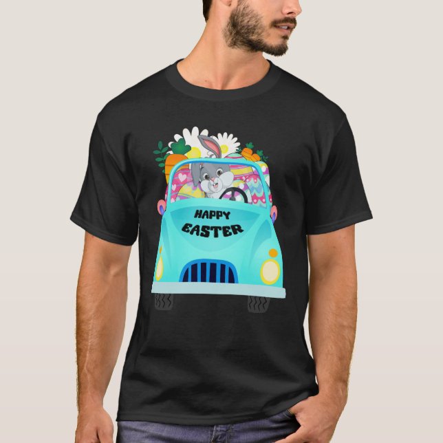 Happy Oaster Eggs Bunny Truck Men T - Shirt (Vorderseite)