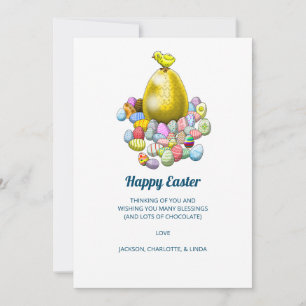 Happy Oaster Eggs Feiertagskarte