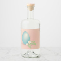 Happy Oaster Ei pastel floral leere