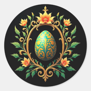 Happy Oaster, Ein Symbol für Erneuerung und Freude Runder Aufkleber