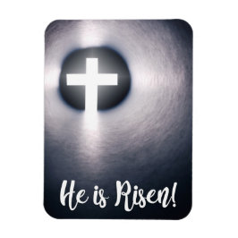 Happy Oaster er ist Risen Cross Magnet