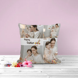 Happy Oaster Family Foto Kopfkissen Kissen