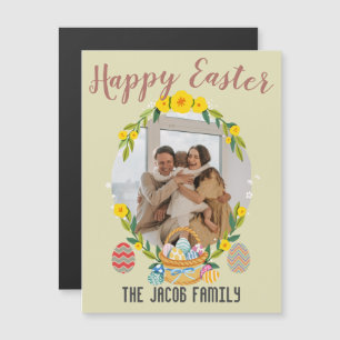 Happy Oaster Family, Happy Family One Foto Magnetkarte