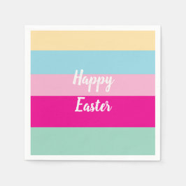 Happy Oaster farbenfrohe Streifen Pattern Kissen T Serviette