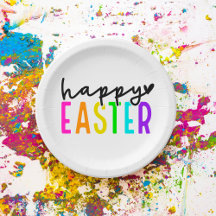 Happy Oaster farbenfrohe Tischeinstellung