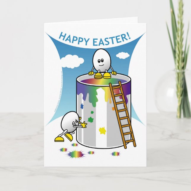 Happy Oaster Feiertagskarte (Vorderseite)