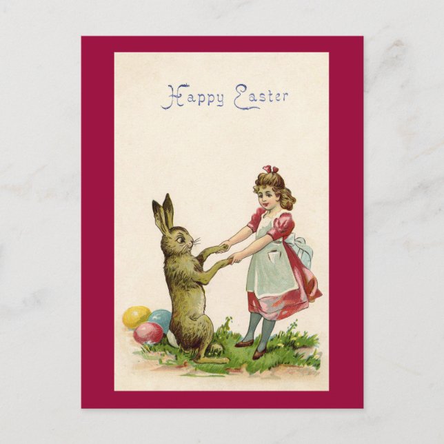 Happy Oaster Feiertagspostkarte (Vorderseite)