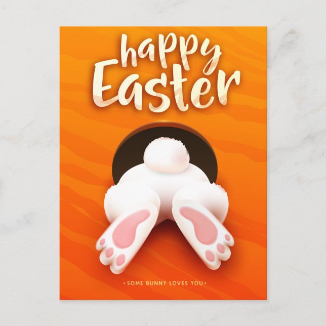 Happy Oaster Feiertagspostkarte (Vorderseite)